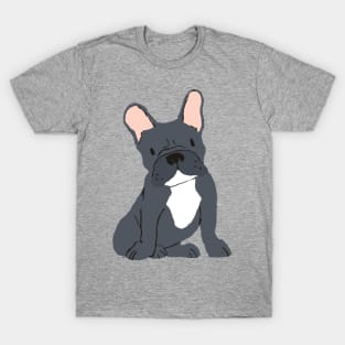 Black and White French Bulldog T-Shirt